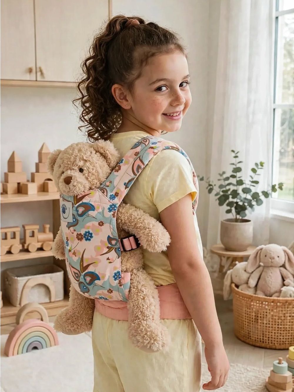 Ergobaby Floral Plush/Doll Carrier